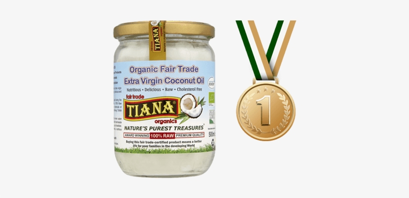 Pink Sun - Tiana Organic Virgin Coconut Oil (500ml), transparent png download