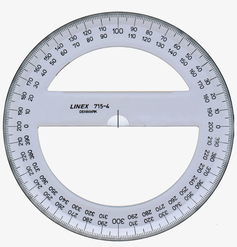Grad Protractor - Angulo De 400 Grados, transparent png download