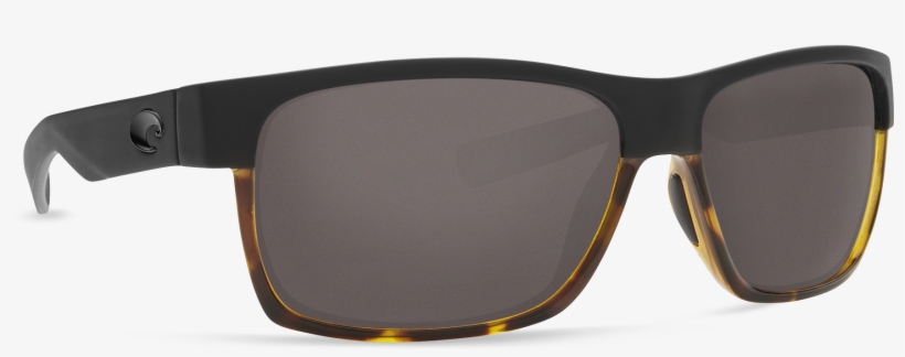 Costa Del Mar Half Moon Sunglasses In Black/shiny Tort, - Sunglasses, transparent png download