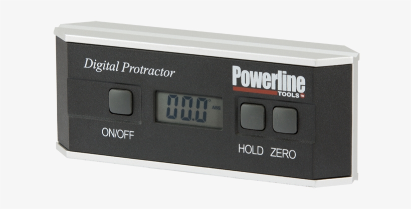 Powerline 150mm Digital Protractor - Inclinometer, transparent png download