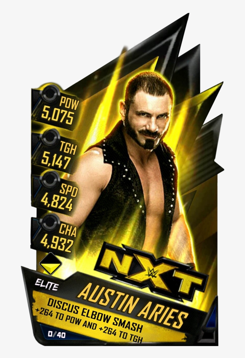 Supercard Austinaries S3 Elite Nxt - Austin Aries Elite Nxt, transparent png download