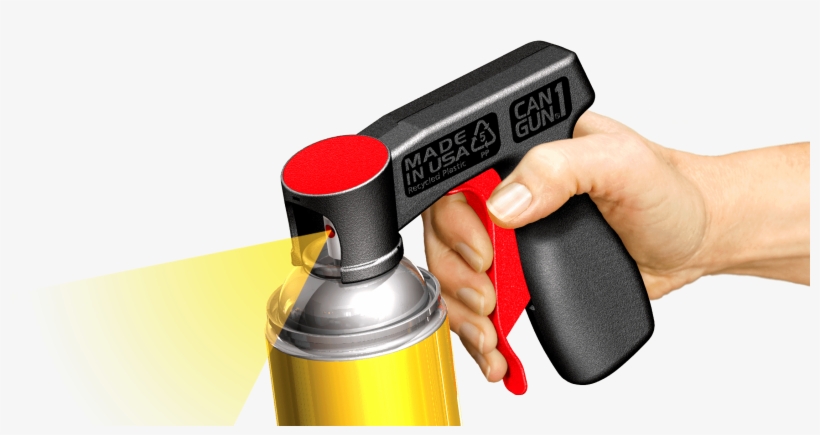 Spray Can - Can-gun1 02012 Aerosol Spray Can Tool, transparent png download