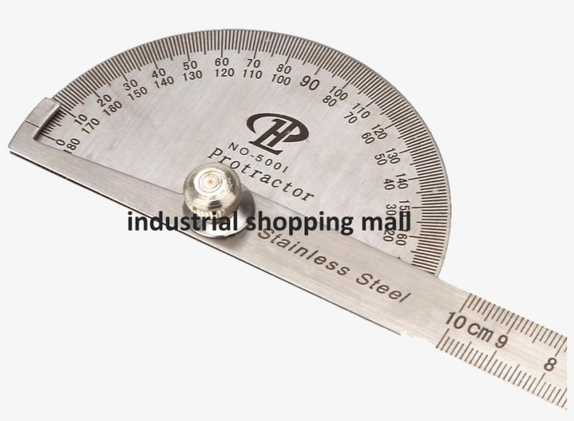 Ec2world 3pcs Stainless Steel Protractor Round Head, transparent png download