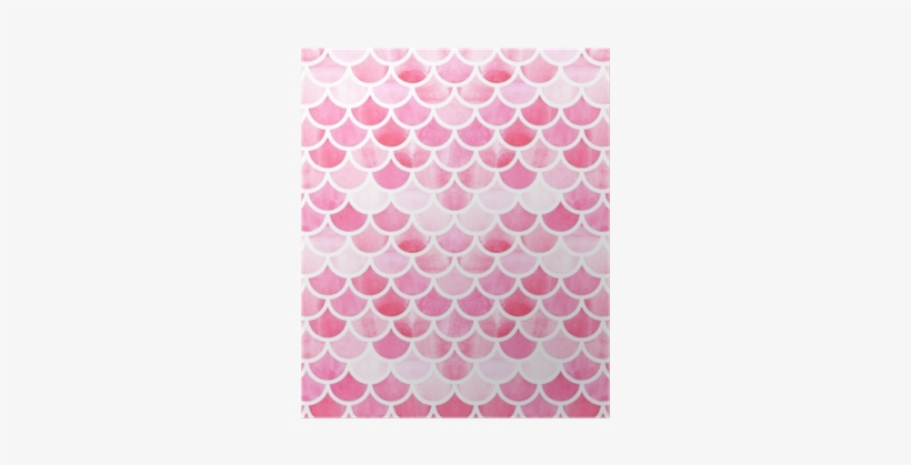 Watercolor Fish Scales - Mermaid Scales Watercolor, transparent png download