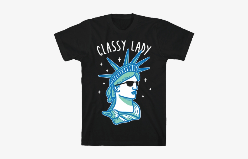 Classy Lady Liberty Mens T-shirt - Pansexual Shirt, transparent png download