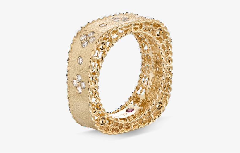 Princess Yellow Gold Square Floral Ring With Diamonds - Ring, transparent png download