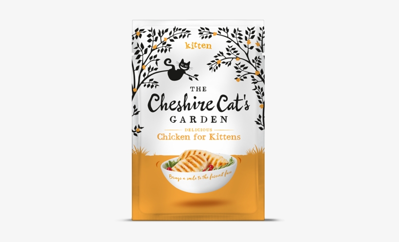 The Cheshire Cats Garden - Cheshire Cat's Garden Kitten Chicken Cat Pouch 8x85g, transparent png download