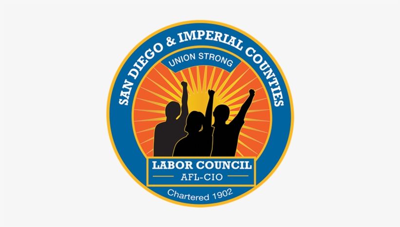 San Diego And Imperial Counties Labor Council - San Diego And Imperial Counties Labor Council Logo, transparent png download