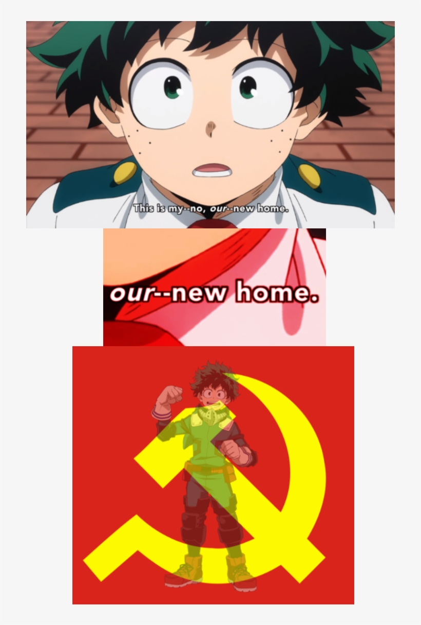 3 Mo - Communist Deku, transparent png download