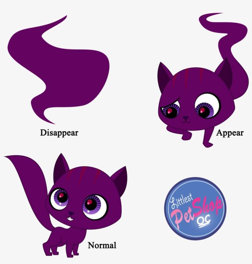 Drawn Cheshire Cat Transparent - Littlest Pet Shop Cat Base, transparent png download