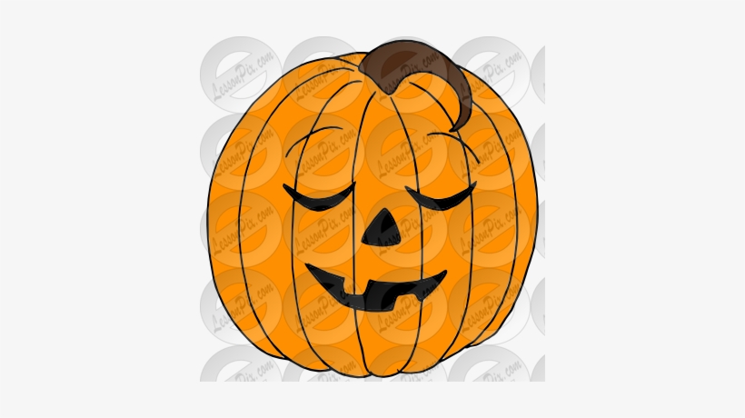 Pumpkin Clipart Sleepy - Pumpkin, transparent png download