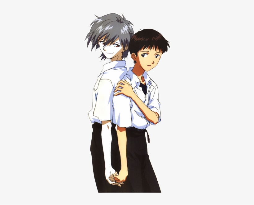 #eva #evangelion #kaoru Nagisa #shinji #shinji Ikari - Kaoru And Shinji, transparent png download