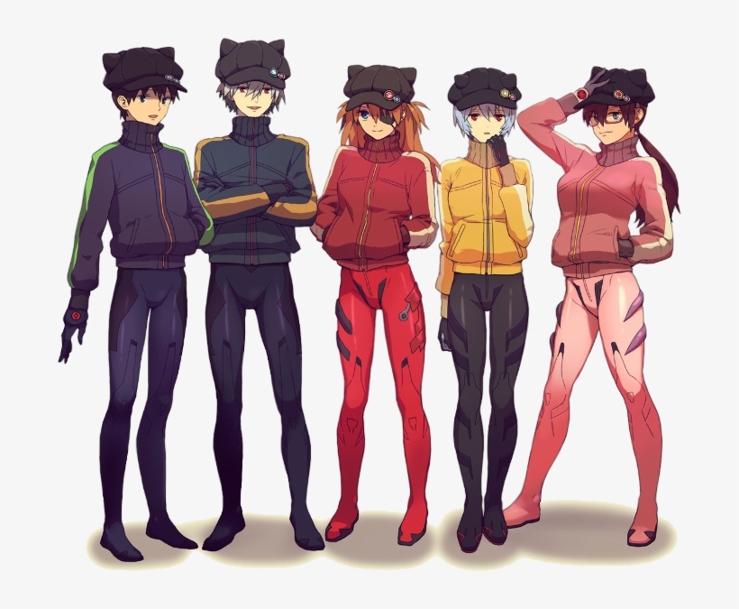 Shirashi - Asuka And Kaworu, transparent png download