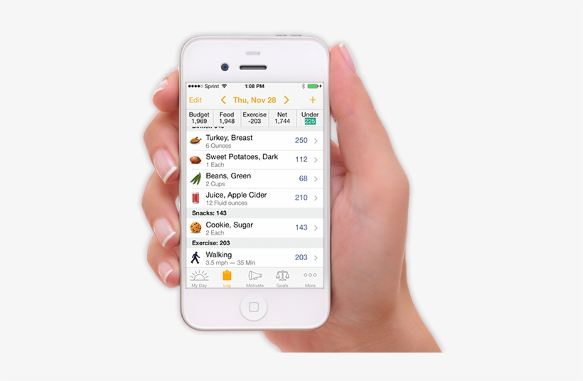App For Iphone Or Android On The Hunt - Iphone Woman Hand Png, transparent png download