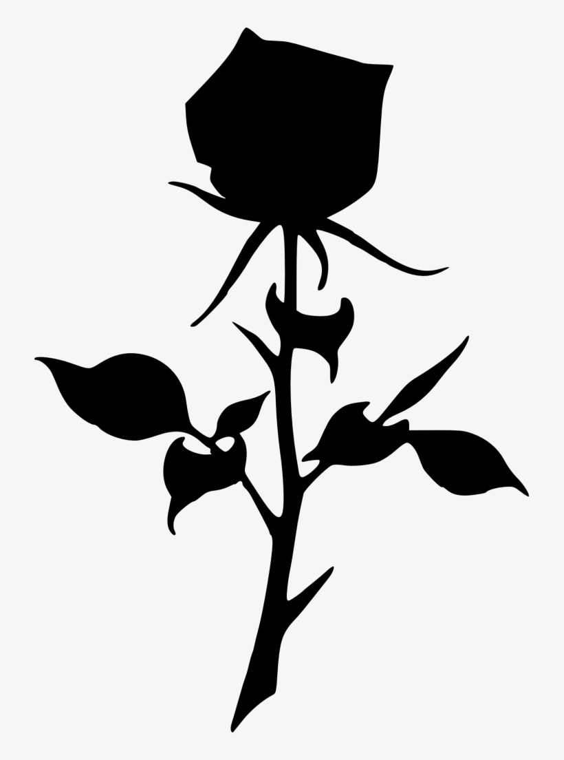 Clipart Rose Dead Rose Angel Silhouette Holding A Rose Transparent Png 719x1024 Free Download On Nicepng