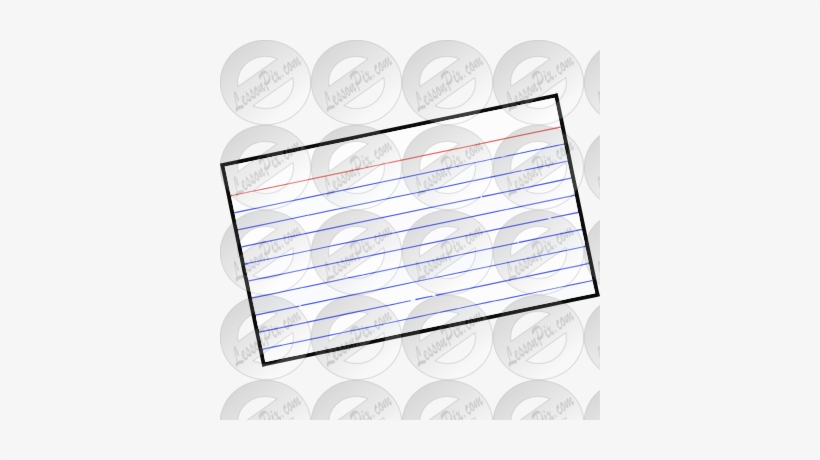 Clip Library Download Card Picture For Classroom Therapy - Index Card, transparent png download