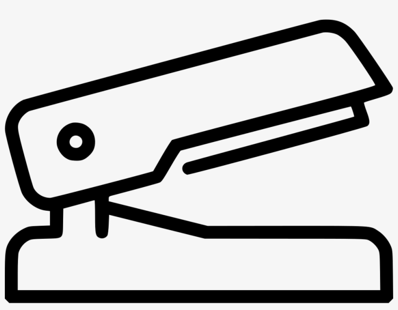 Png File - Staple-free Stapler Paper Clinch, transparent png download