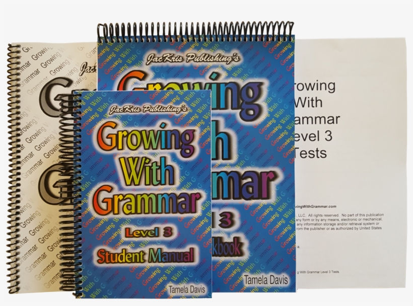 Growing With Grammar, Level 3, Complete Set - Winning With Writing Level 4 First And Second Semesters, transparent png download