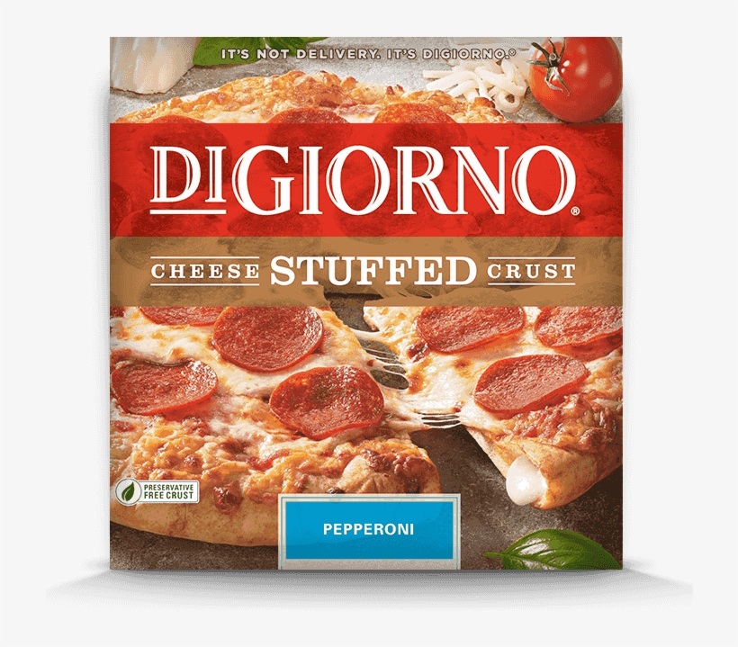 Digiorno Cheese Stuffed Crust Pepperoni Pizza, - Pepperoni Stuffed Crust Pizza, transparent png download