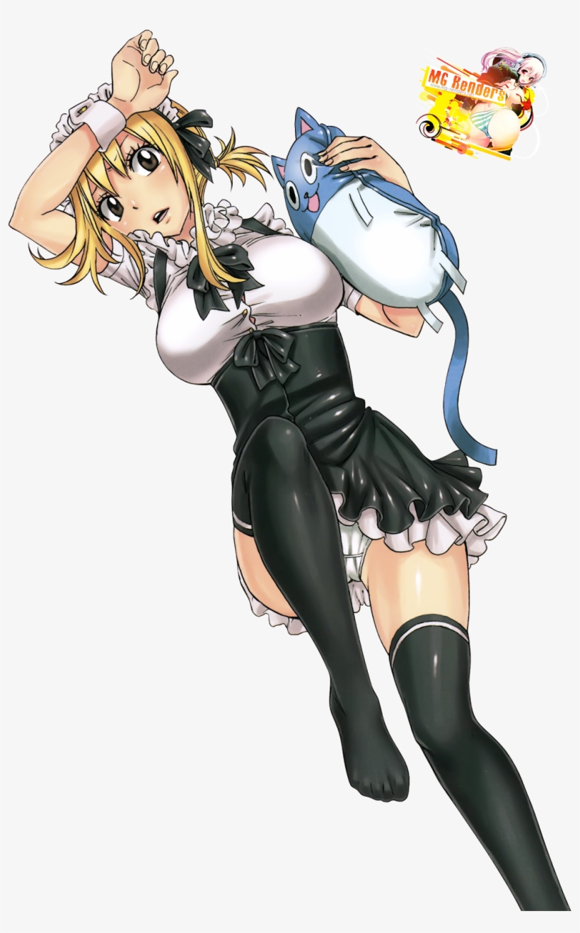 Lucy Heartfilia Maid - Fairy Tail Hentai Maid, transparent png download