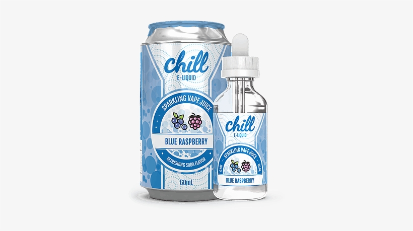 Chill Blue Raspberry 60 Ml - Chill E Liquid Blue Raspberry, transparent png download