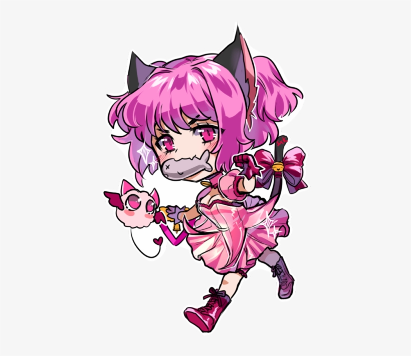 Mew Ichigo This Will Also Be A Sticker U W U - Cartoon, transparent png download