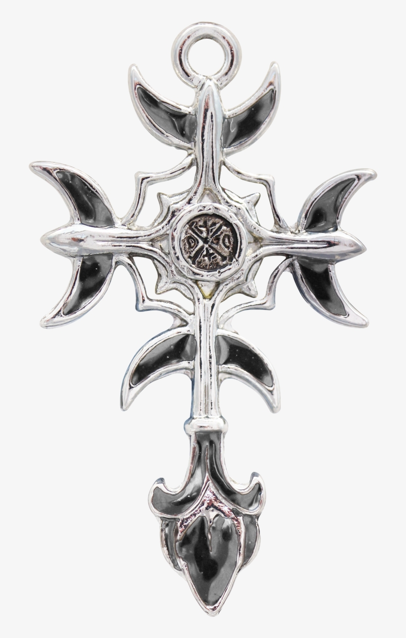 Gothic Moon Cross - Gothic, transparent png download