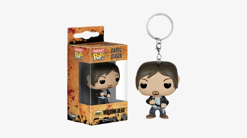 Daryl Dixon Pocket Pop Keychain - Daryl Dixon Funko Pop Keychain, transparent png download