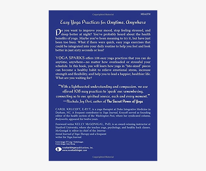 Given The Popularity Of Yoga In This Day And Age, You - Yoga Sparks: 108 Easy Practices For Stress Relief In, transparent png download