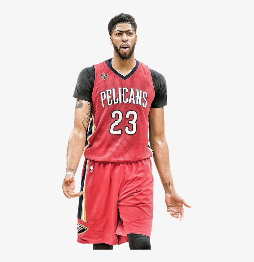 Men's Orleans Pelicans Anthony Davis No.23 Red Swingman, transparent png download
