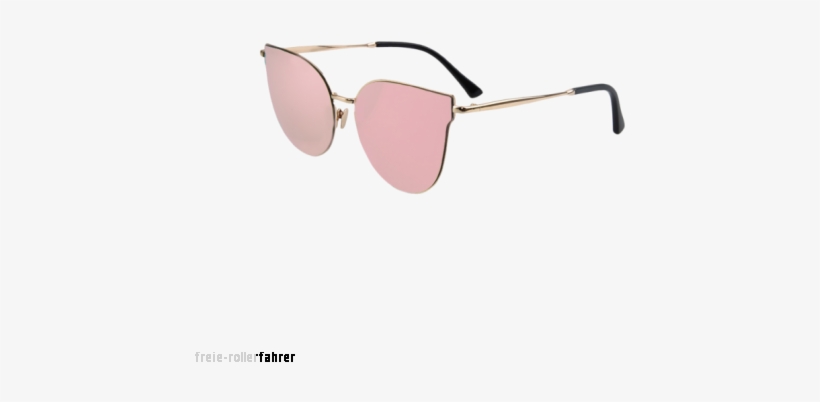 Street Fashion Golden-rim Cat Eye Sunglasses - Owl Eyewear Sunglasses 86010 C5 Women’s Metal Fashion, transparent png download