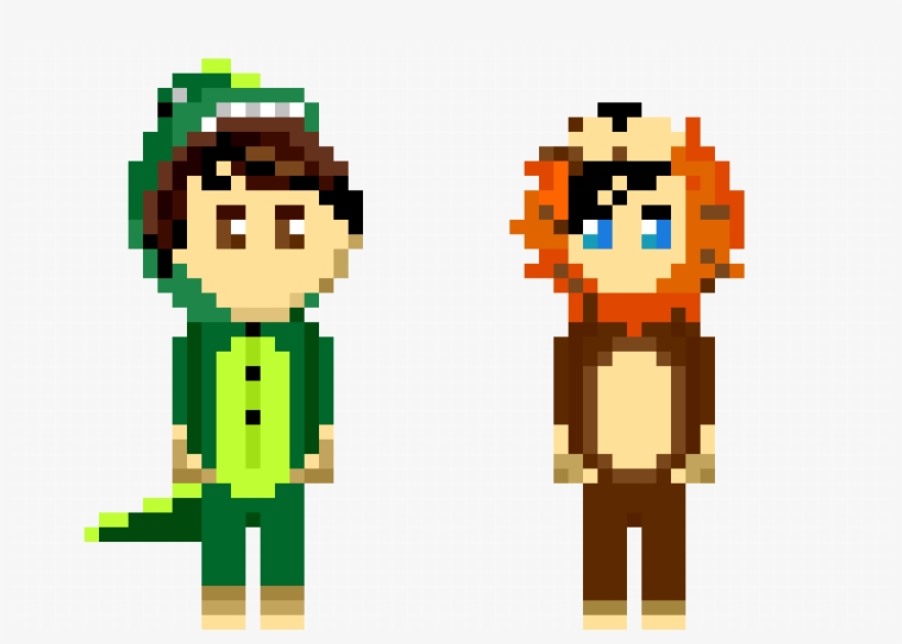 14 Feb - Pixel Art Dan And Phil, transparent png download