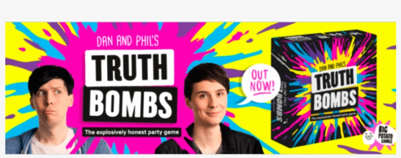 Big Potato Teams With Youtube's Dan And Phil For New - Dan And Phil Truth Bombs, transparent png download