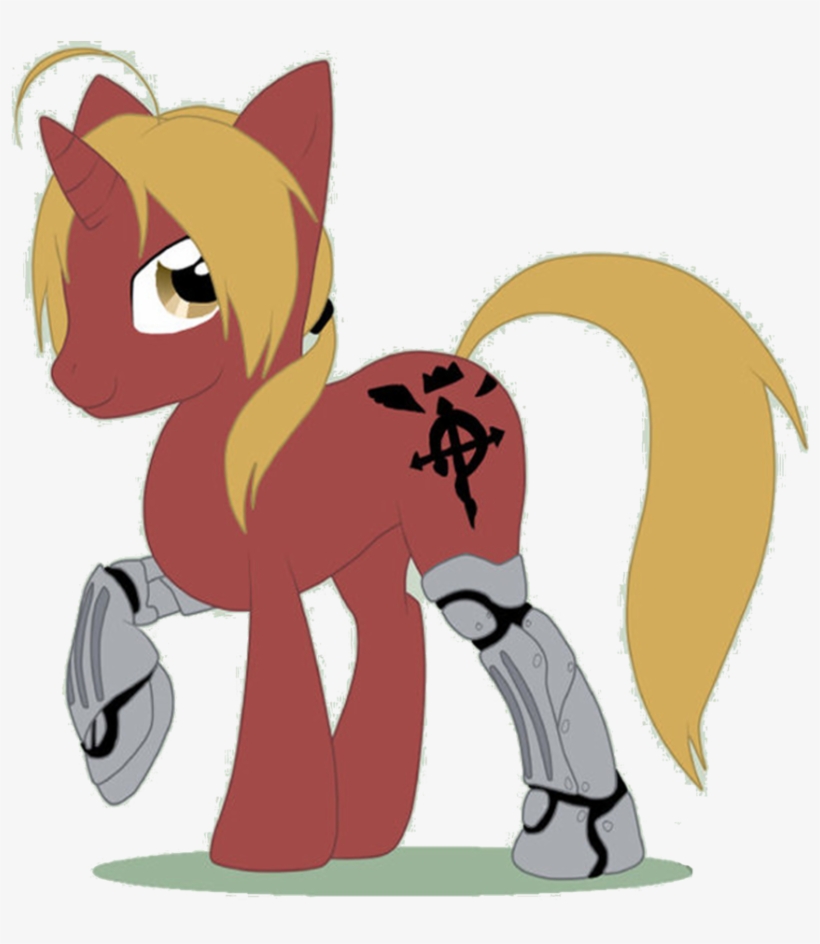 Turrkoise, Edward Elric, Fullmetal Alchemist, Ponified, - Edward Elric My Little Pony, transparent png download