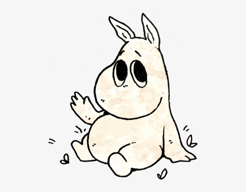 Inktober Moomin Art Ink Watercolor My Art - Moomins, transparent png download