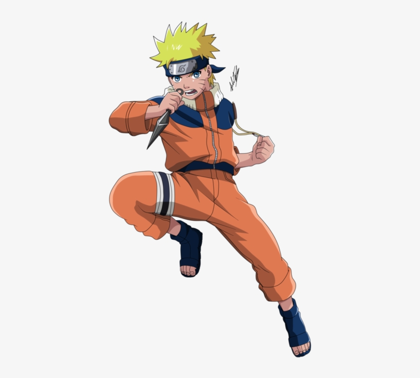 Strength Ed Is At Peak Human Level And His Right Arm - Naruto Uzumaki Naruto 1st Cosplay Costumes, transparent png download
