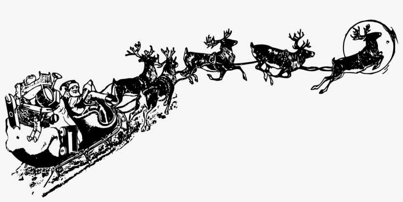 Png Royalty Free Download Icons Png Free Downloads - Santa Sleigh Png Transparent, transparent png download