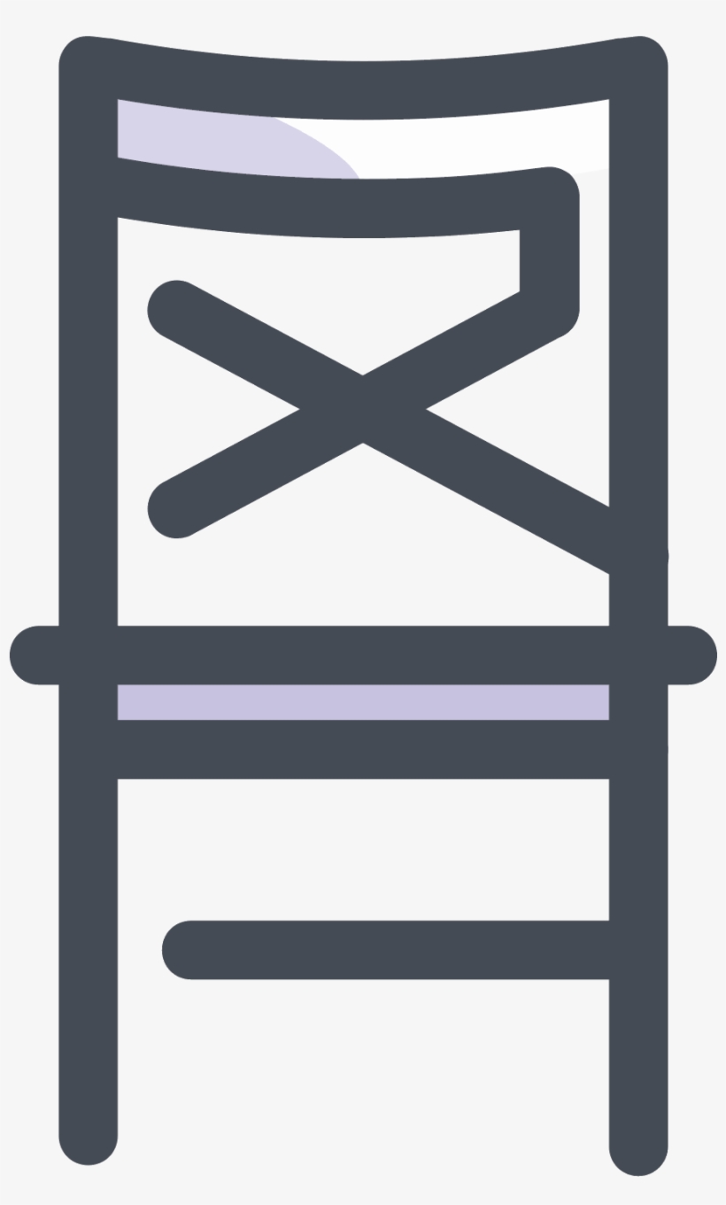 Folding Chair Icon - Chair, transparent png download