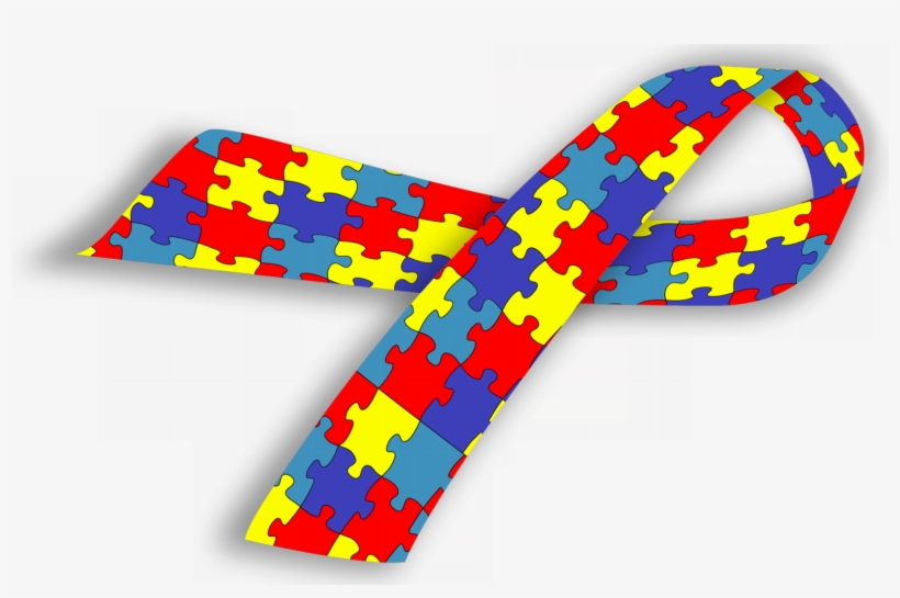 The Puzzle Piece Ribbon Is A Symbol Of Understanding - Dia Mundial De Conscientização Do Autismo, transparent png download