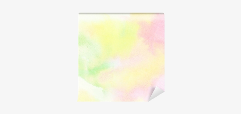 Abstract Painted Watercolor Background Wall Mural • - Painting, transparent png download