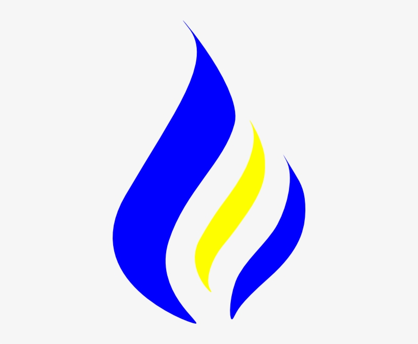 How To Set Use Blue Flame Simpleblueblack Svg Vector, transparent png download