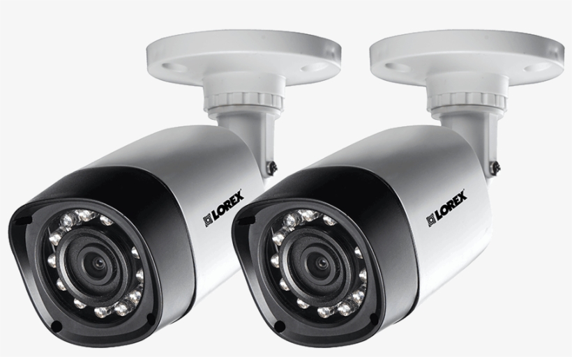 720p Hd Weatherproof Night Vision Security Cameras - Lorex Lbv2521bw 1080p Hd Weatherproof Night Vision, transparent png download