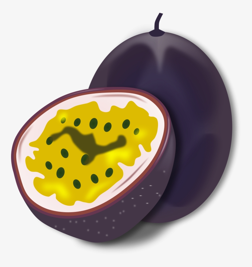 Free Vector Passion Fruit - Passion Fruit Clipart, transparent png download