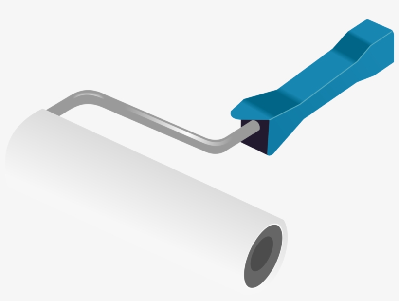 Paint Rollers Painting Paintbrush - Free Paint Roller Clipart Transparent  PNG - 1063x750 - Free Download on NicePNG