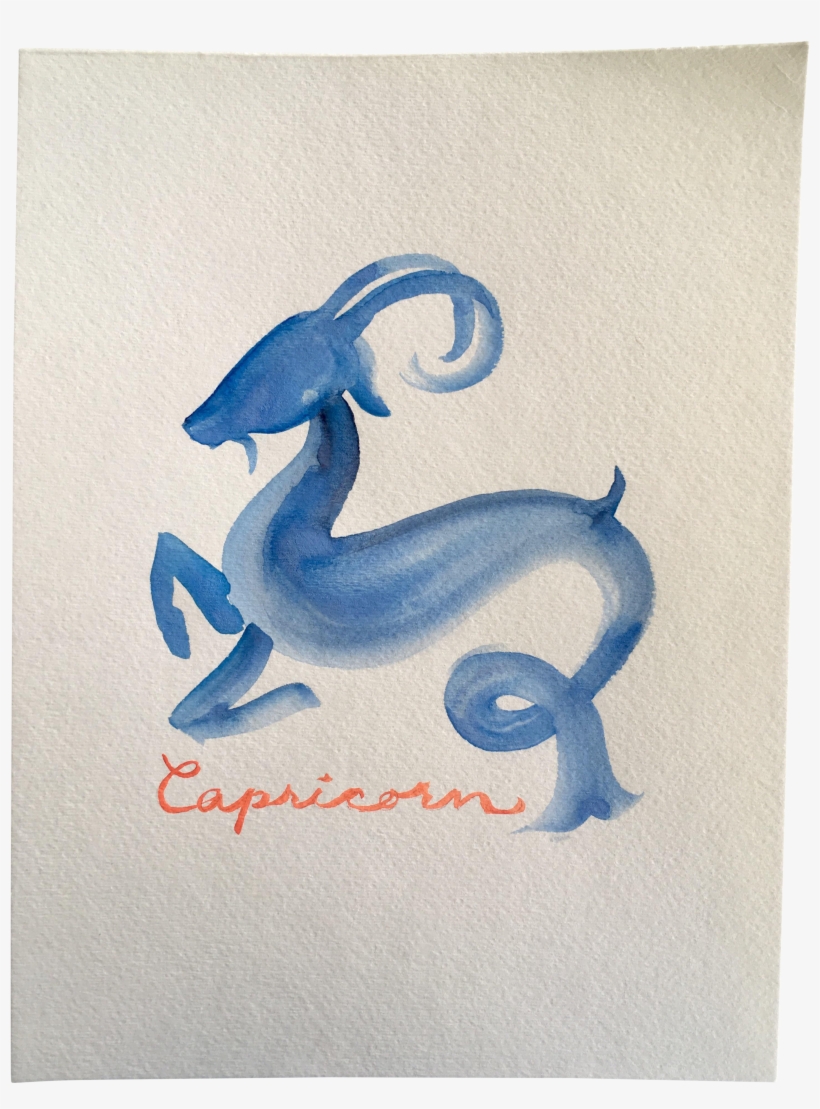 Zodiac Drawing Watercolor - Painting, transparent png download