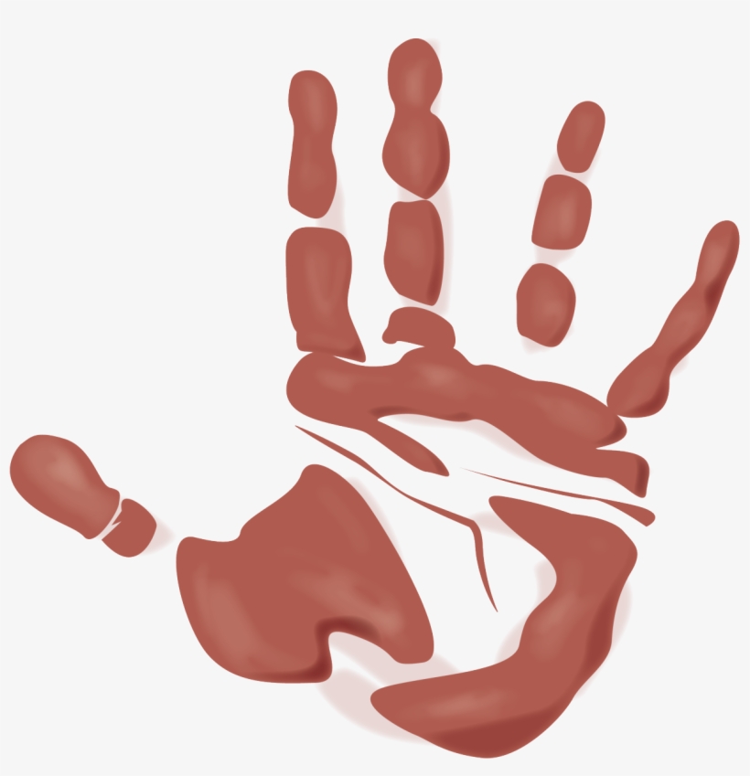 Blue Hand Print Clip Art At Clker - Supernatural Png, transparent png download