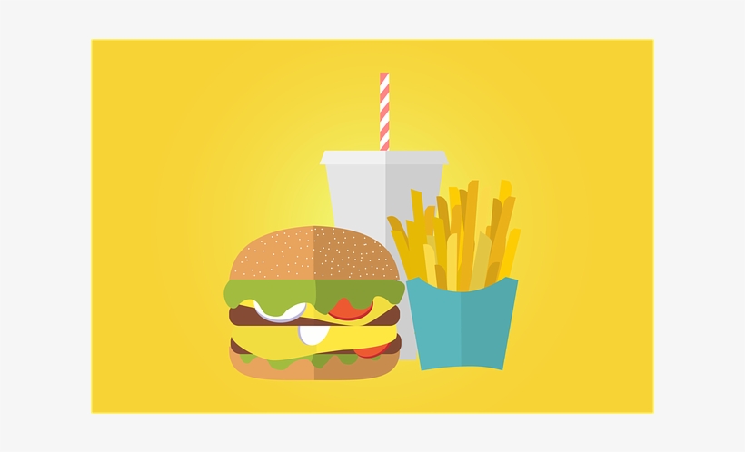 Food, Fast Food, Bur, Burger, Chips, Pommes, French - Fast Food, transparent png download