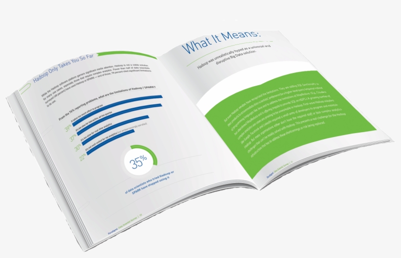 Data Scientist Survey Open Book - Brochure, transparent png download