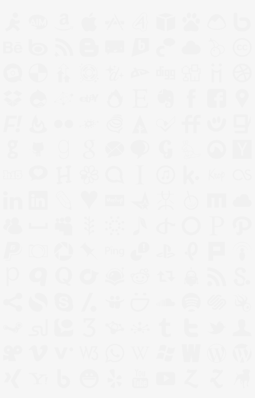 Download Less File Social Icons Less Grey Png Black - White Icons Png, transparent png download