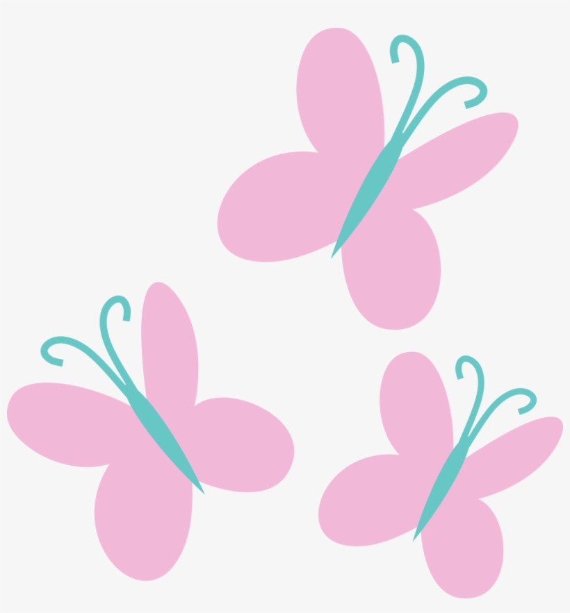 My Little Pony Clipart Butterfly - My Little Pony Fluttershy Cutie Mark, transparent png download